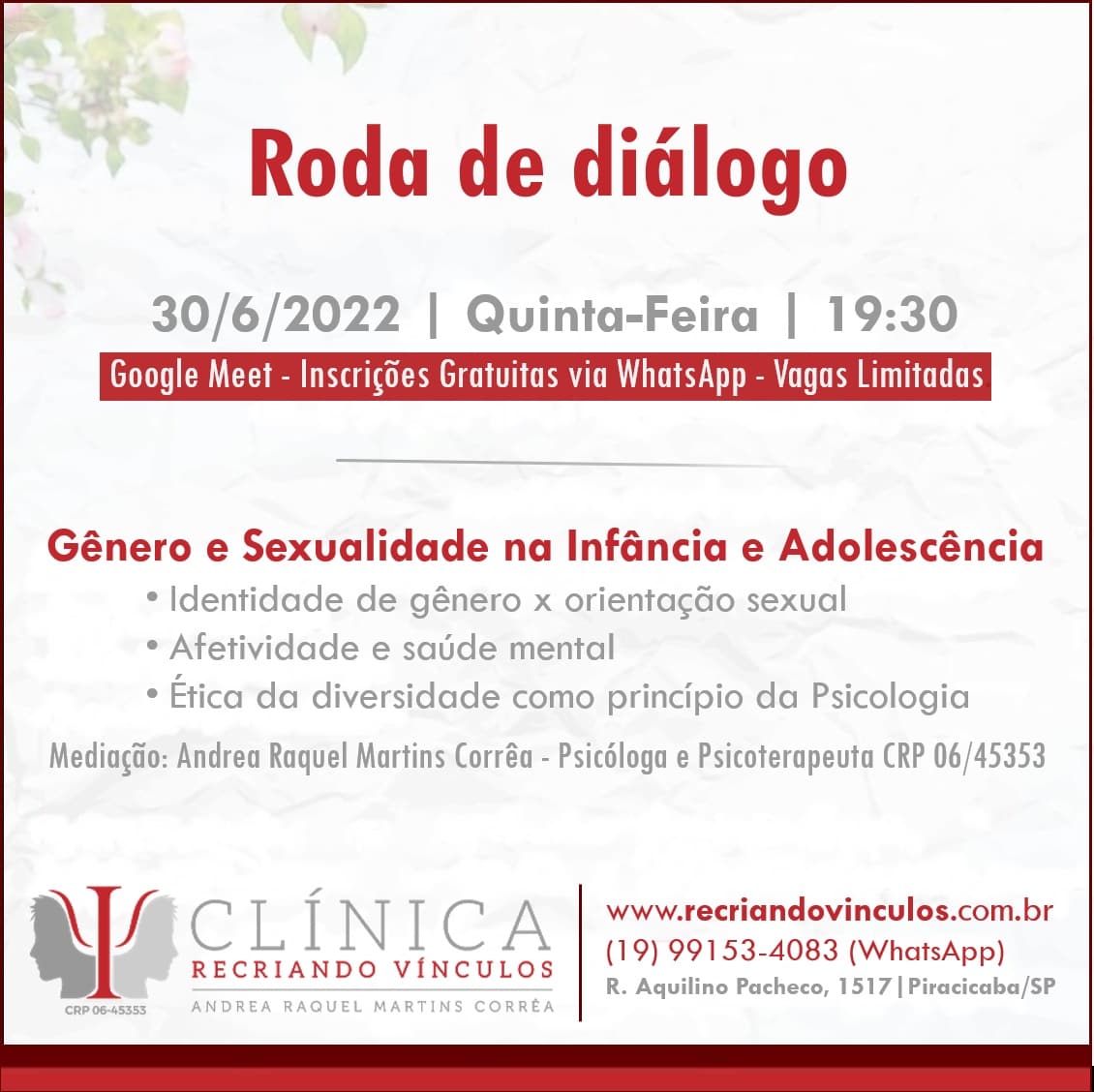 Leia mais sobre o artigo Roda de Diálogo