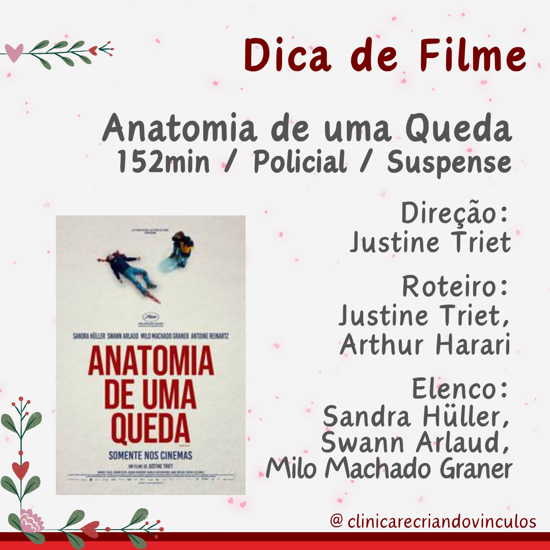 Leia mais sobre o artigo Cinema para pensar: Anatomia de uma Queda